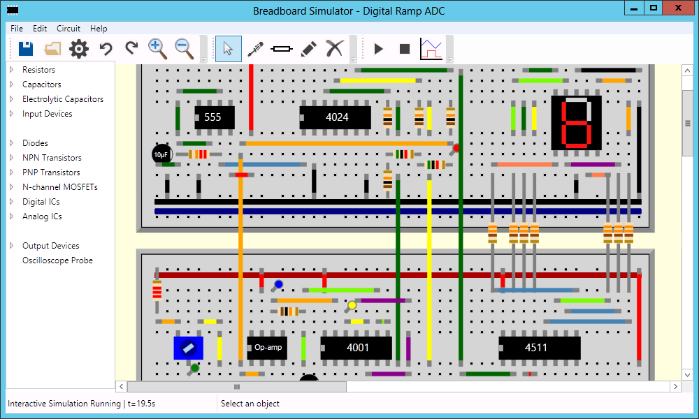 power to to breadboard how supply Breadboard Simulator